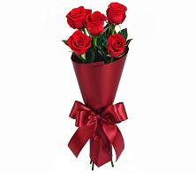 Букет 5 Красных роз Эдлесс Лав в Сычёво