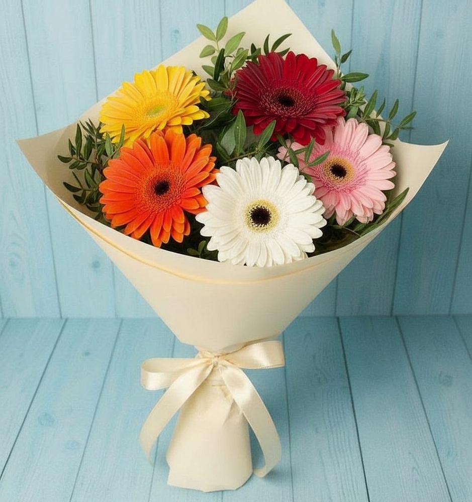 Букет цветов из: Герберы в Сычёво