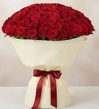 Букет 101 Красная роза Милано в Сычёво