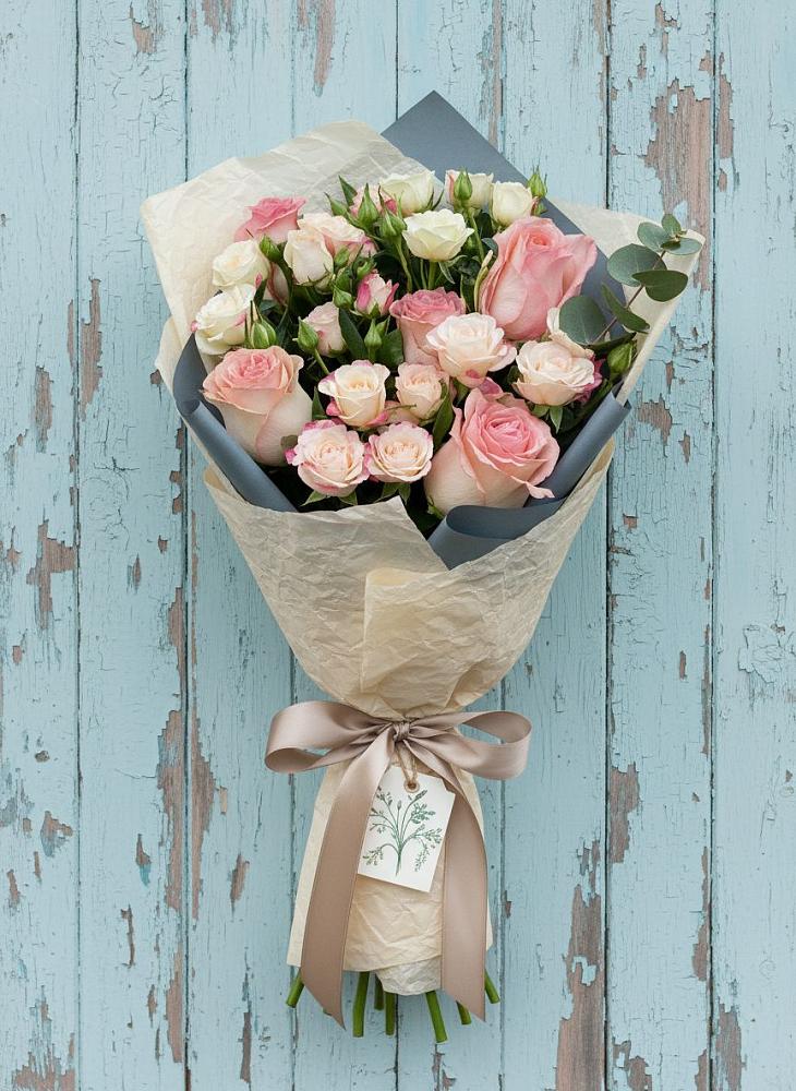 Букет цветов из: Розы в Сычёво