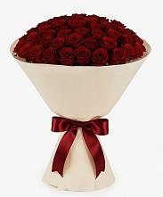 Букет 101 Бордовая роза Блэк Бакарра в Сычёво