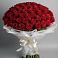 Букет 101 Красная роза Блэк Мэджик в Сычёво