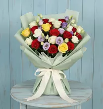 Букет цветов из:  Розы в Сычёво