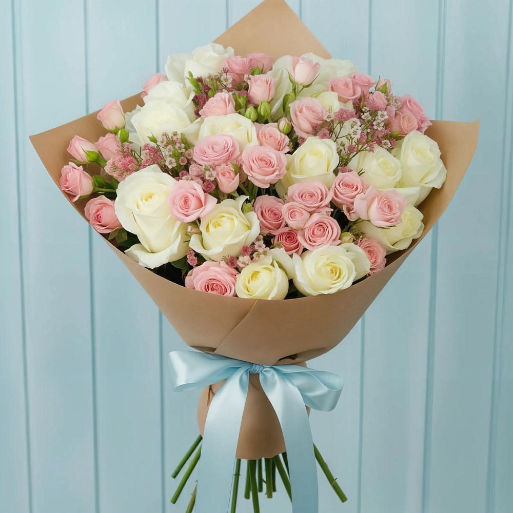 Букет цветов из: Розы в Сычёво