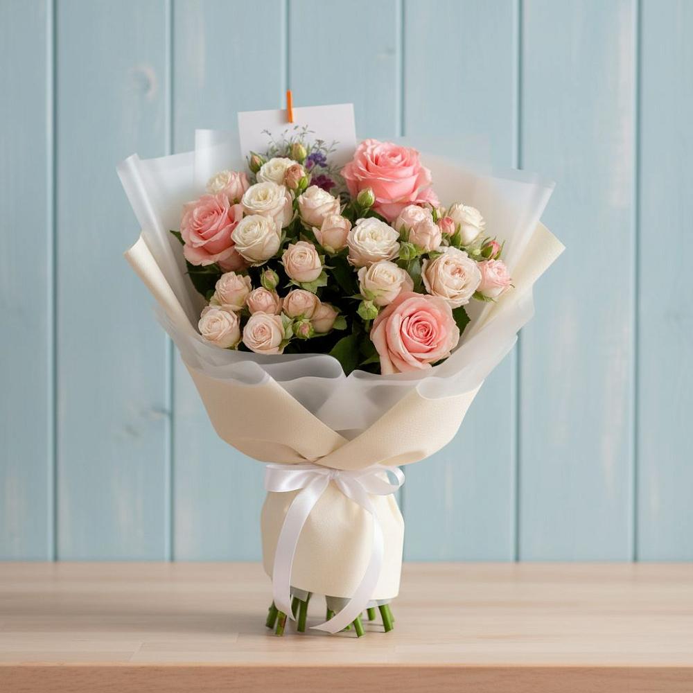 Букет цветов из: Розы в Сычёво