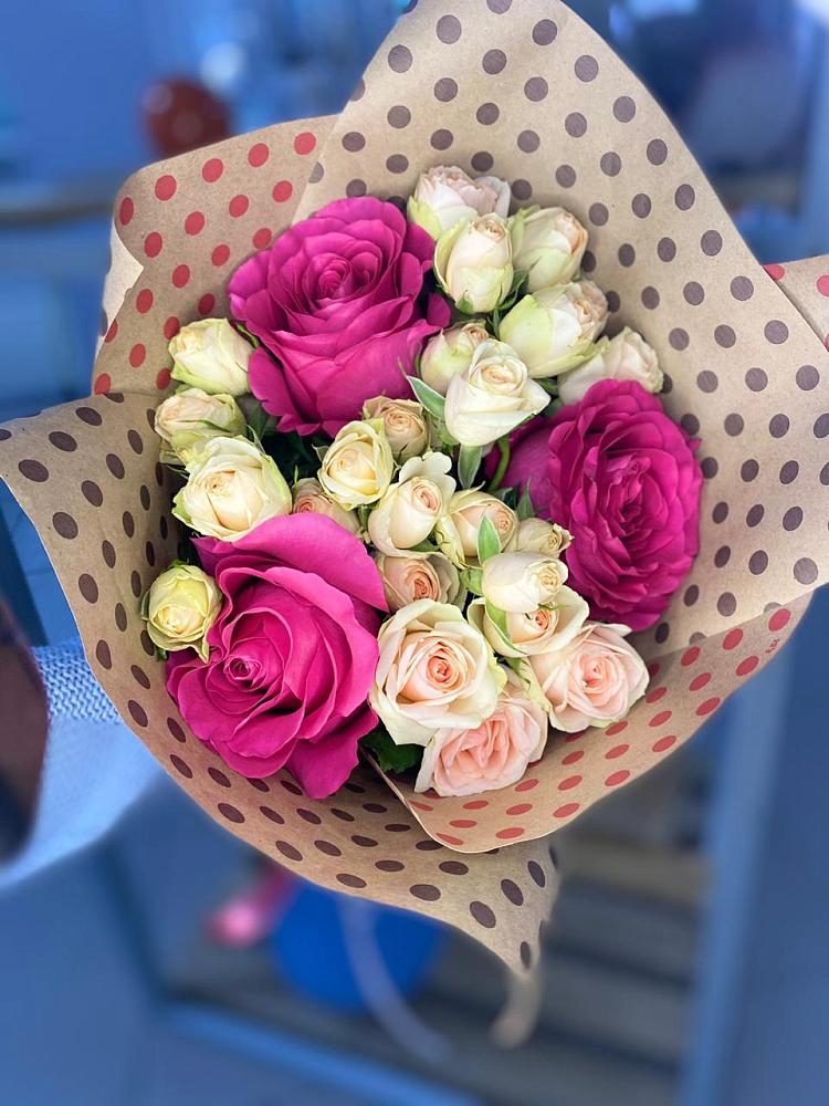 Букет цветов из: Розы в Сычёво