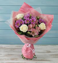 Букет цветов из:  Герберы #REPLACE_PRED# Сычёво