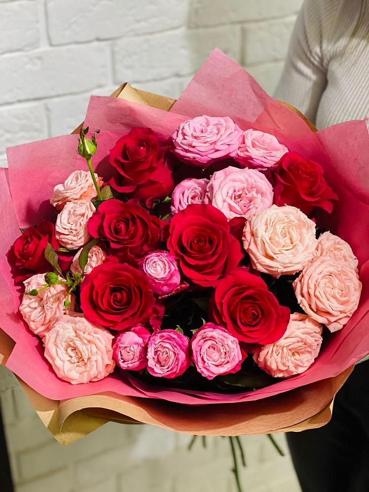 Букет цветов из: Розы в Сычёво