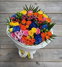Букет цветов из:  Розы и Хризантемы в Сычёво