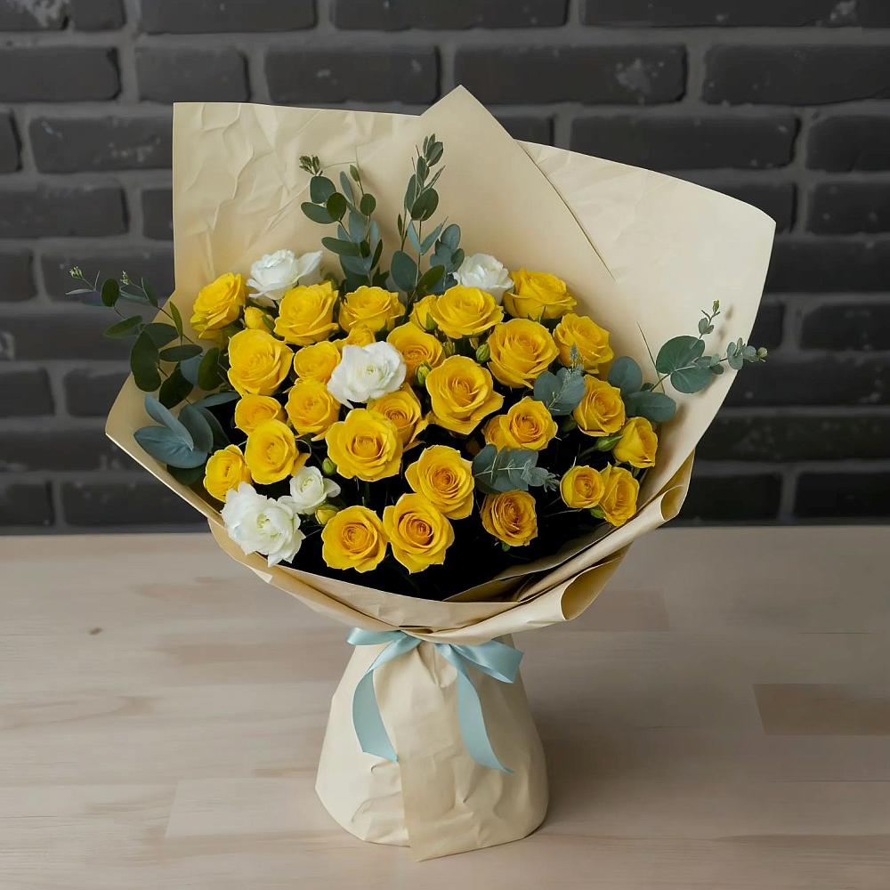 Букет цветов из: Розы в Сычёво