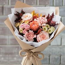 Букет цветов из:  Гвоздики, Хризантемы и Розы в Сычёво