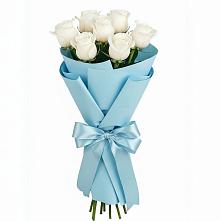 Букет 7 белых роз Проуд #REPLACE_PRED# Сычёво