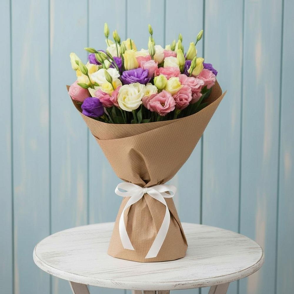 Букет цветов из: Лизиантусы в Сычёво