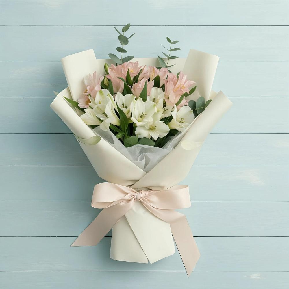 Букет цветов из: Альстромерии в Сычёво