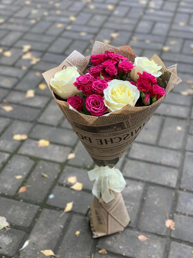 Букет цветов из: Розы в Сычёво